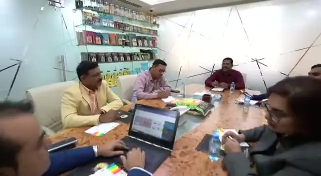 Trade desk meeting at the Dubai office