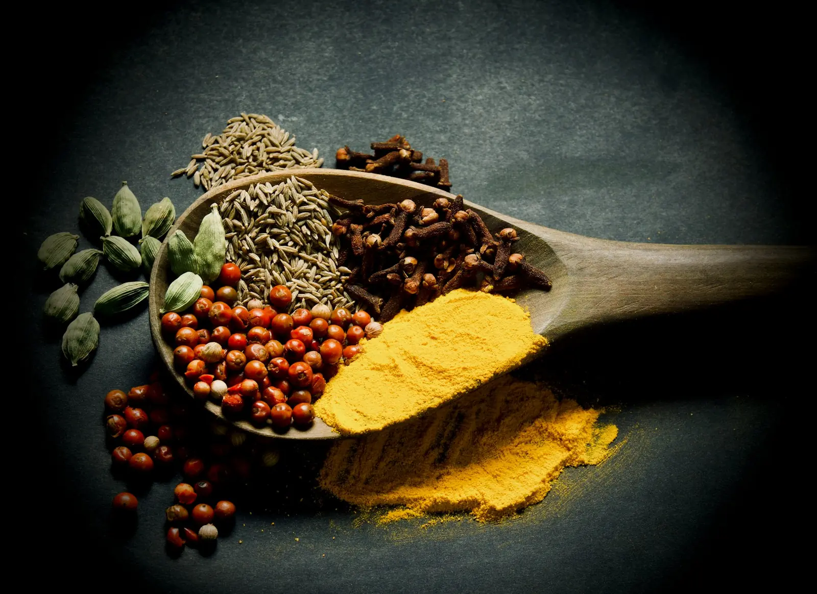 Black peppercorns